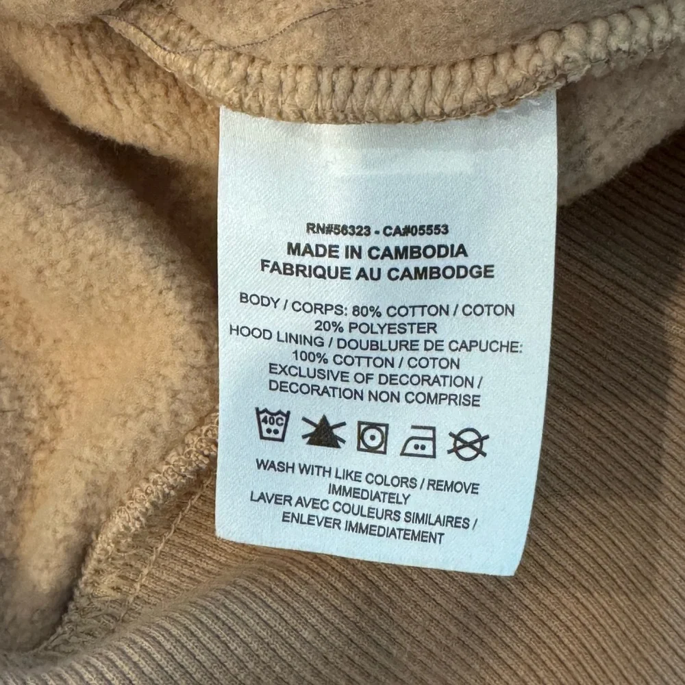 Nike Sportswear Phoenix Fleece Oversized Hoodie Sweatshirt Tan Center Swoosh